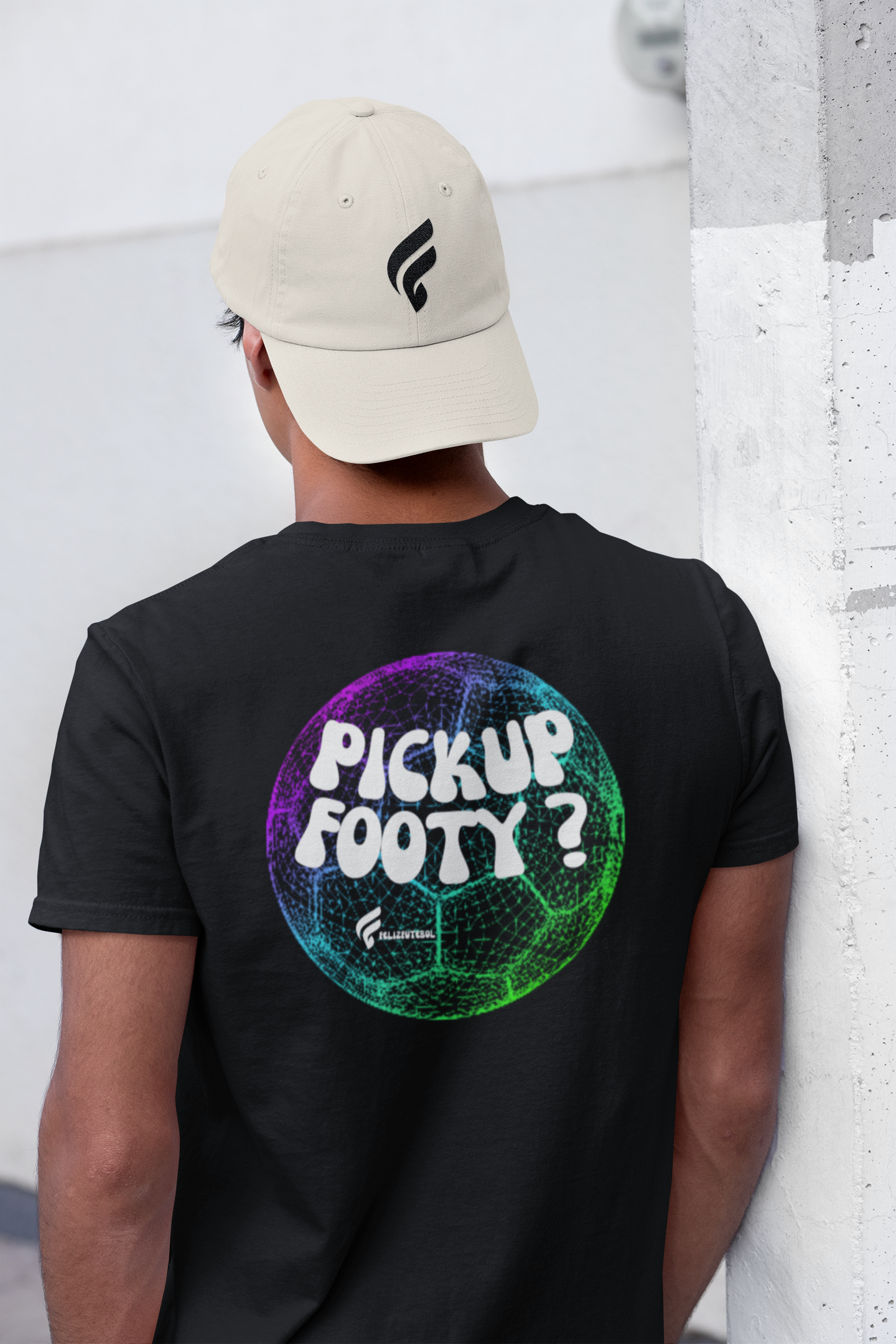 PICK UP FOOTY? TEE (BACK PRINT)